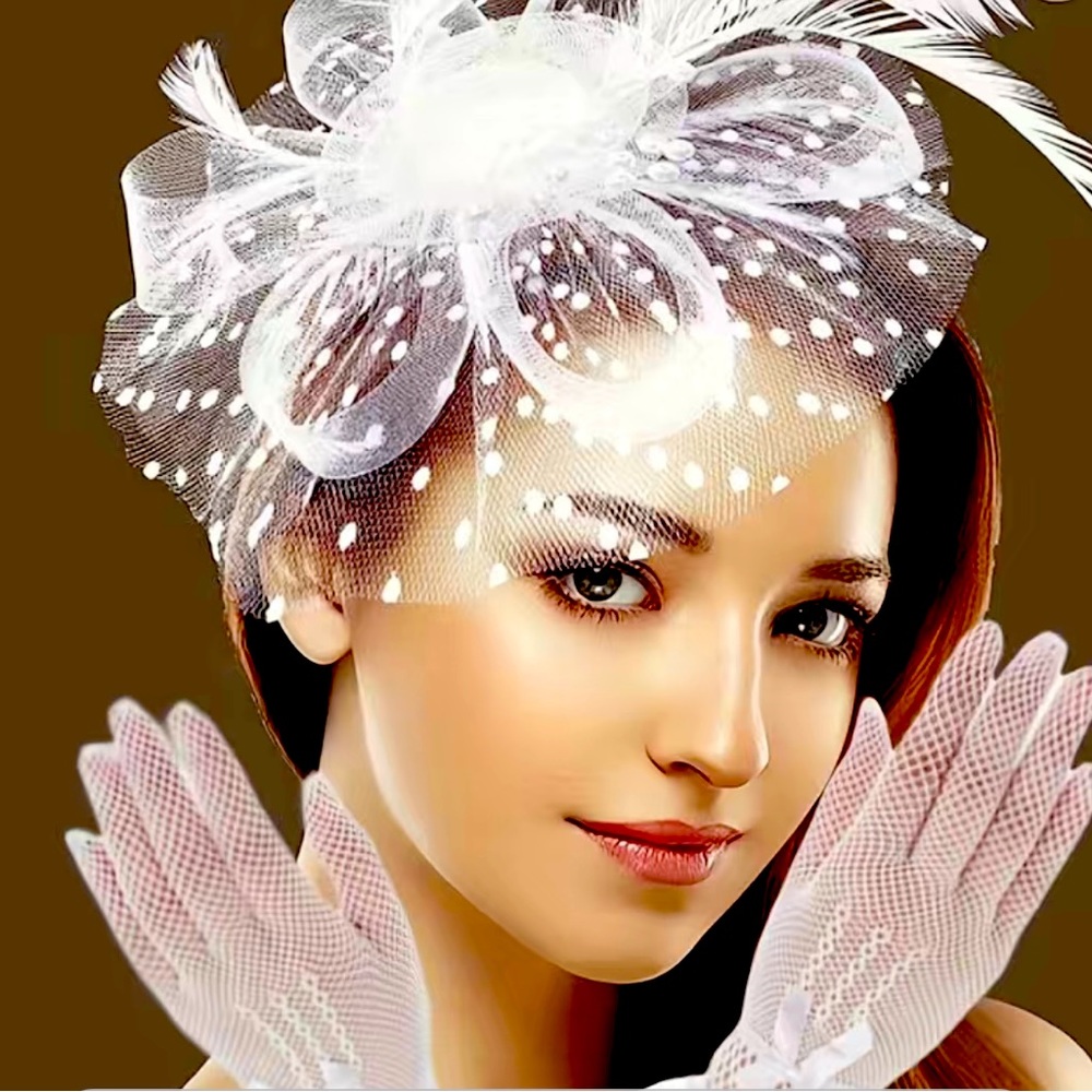 3Pcs/Set  Hat & 2pcs Lace Gloves